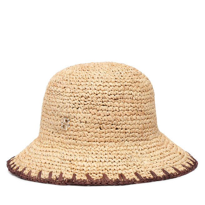 Kapelusz BOSS Danika 50562247 Beżowy jasny -