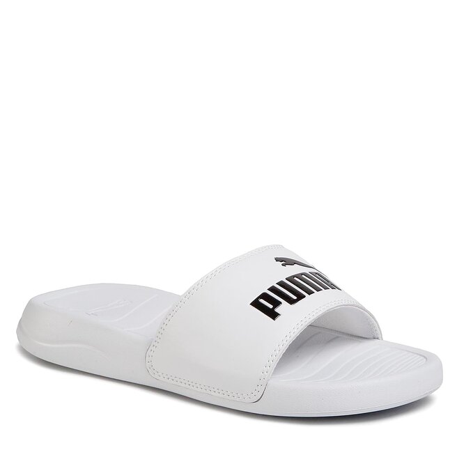 White hot sale puma slides