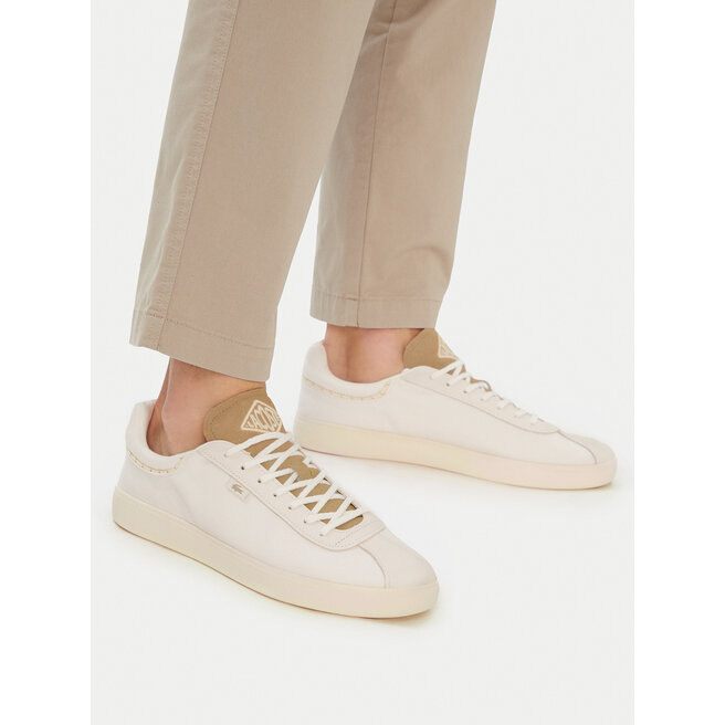 Sneakersy Lacoste Baseshot 126 51SMA0072 Kremowy