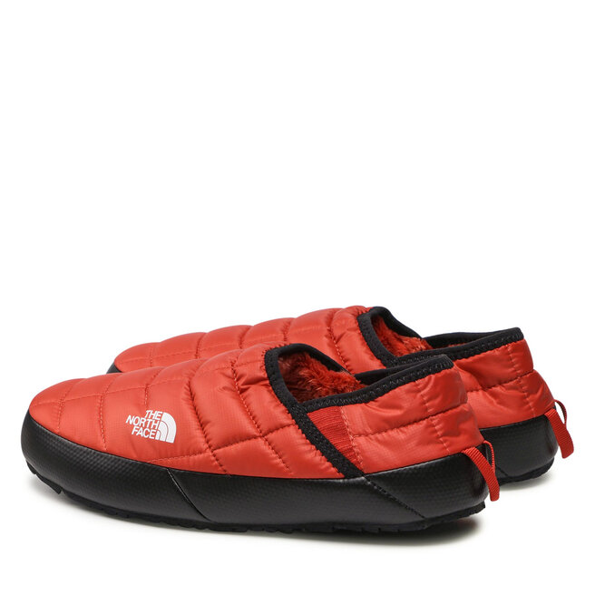 The North Face Papuci de casă The North Face Men's Thermoball Traction Mule V NF0A3UZN31L Burnt Ochre/Tnf White