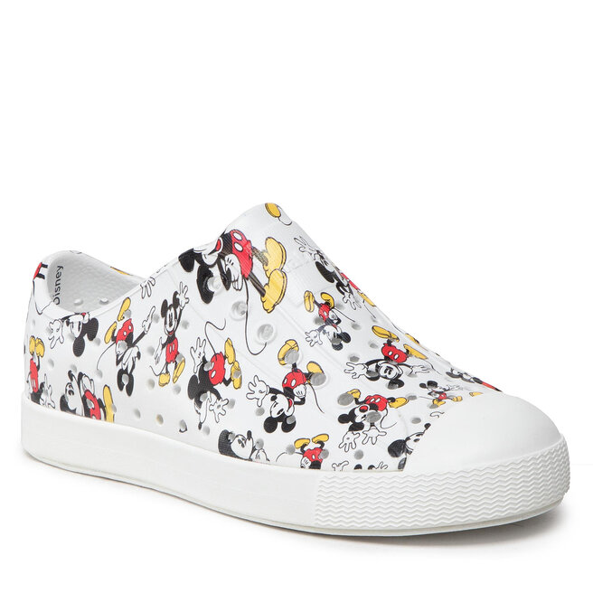 Sneakers Native Jefferson Print 131120012030 Shell WhiteShell WhiteMickey All Over Print