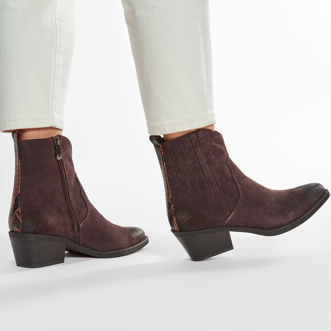 Marco Tozzi Botine Marco Tozzi -2-25044-35 Mocca Ant. Comb 325