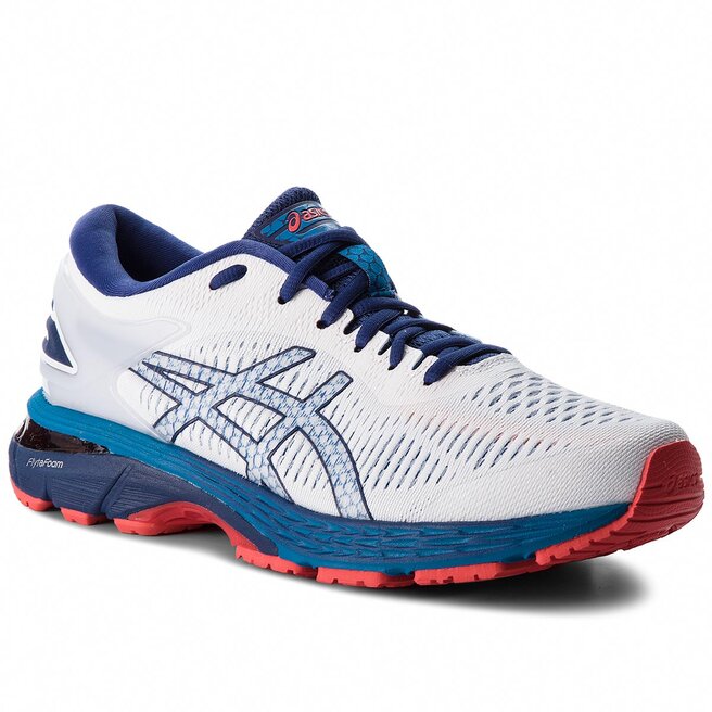 Scarpe Asics Gel Kayano 25 1011A019 White Blue Print 100 escarpe