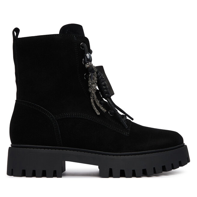Trapery Guess FLFFIZ SUE10 Czarny