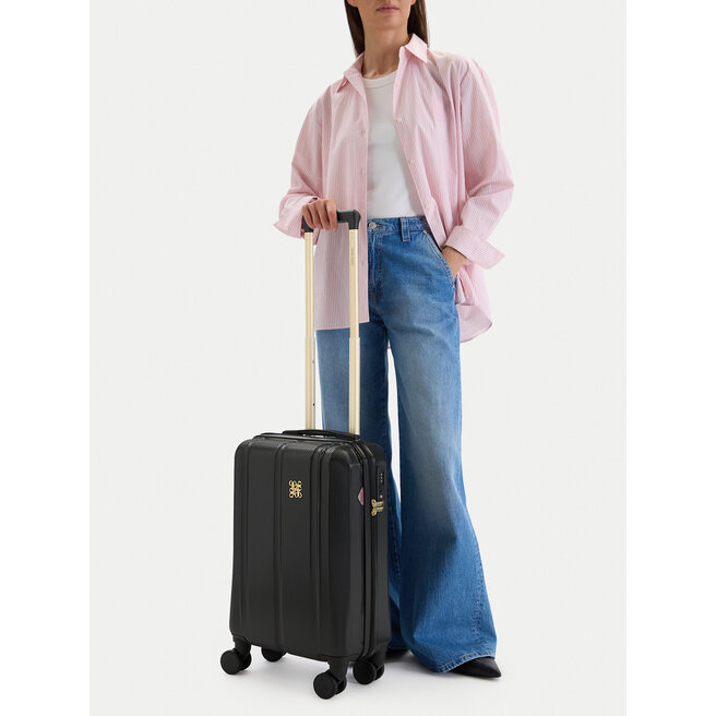 Walizka kabinowa Nine West CEO-NW-S-003-09 BLACK Czarny -