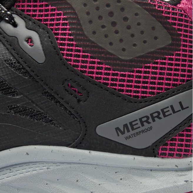 Merrell Bakancs Merrell Antora 3 Mid Wp J067582 Black/Fuchsia