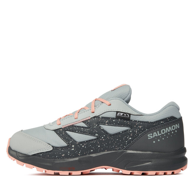 Salomon Bakancs Salomon Outway Climasalomon™ Waterproof L47282900 Quarry/Ebony/Peach Amber