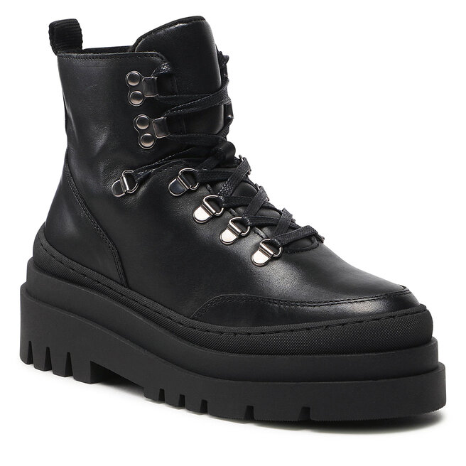 Botine Vero Moda Vmenilla Leather Boot 10276502 Black 10276502 imagine noua gjx.ro