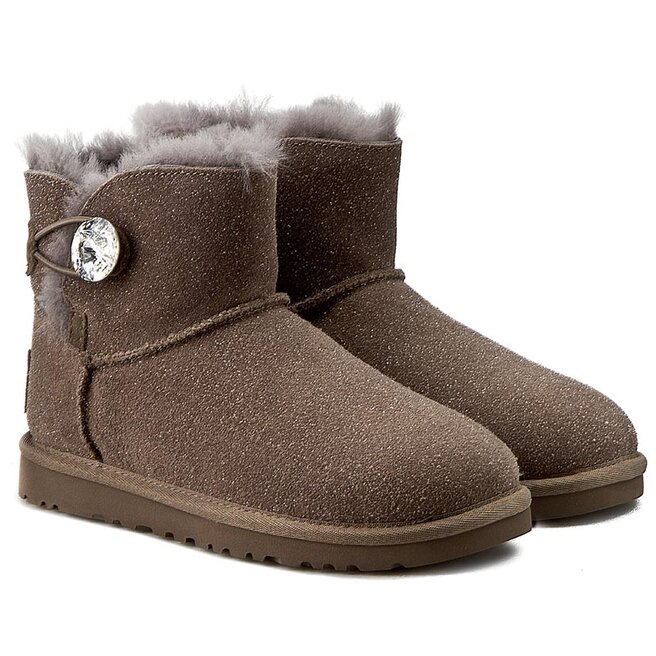 Schuhe Ugg W Mini Bailey Button Bling Serein 1014976 W Sygr