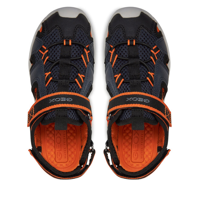 Geox Boys J Airadyum Bo Sandal, Navy Dk Blue, 7 UK Child