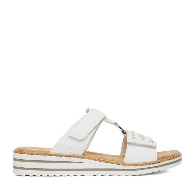 Klapki Rieker CEO-V0636-80 Biały -