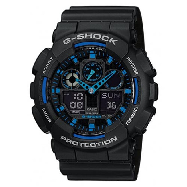 G-Shock Ceas G-Shock GA-100-1A2ER Black/Black