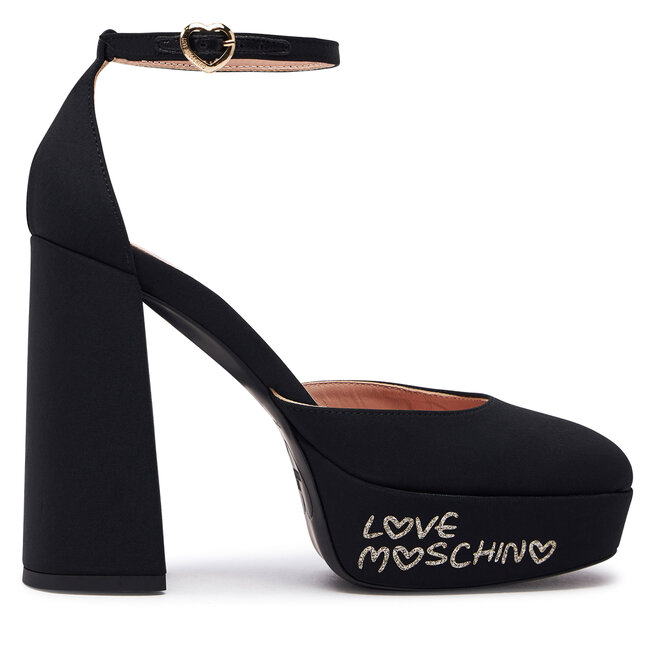 Czółenka LOVE MOSCHINO - Czarny