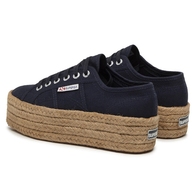 Superga Espadrilles Superga 2790 Rope S51186W Navy/White Off 933