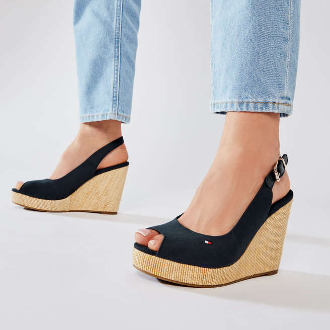 Alpargatas Tommy Hilfiger Iconic Elena Sling Back Wedge FW0FW04789