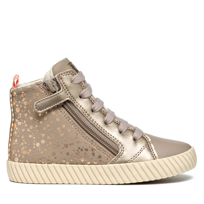 Sneakersy Geox J Mirroless Girl J46MNA 0AUAJ - D Beżowy