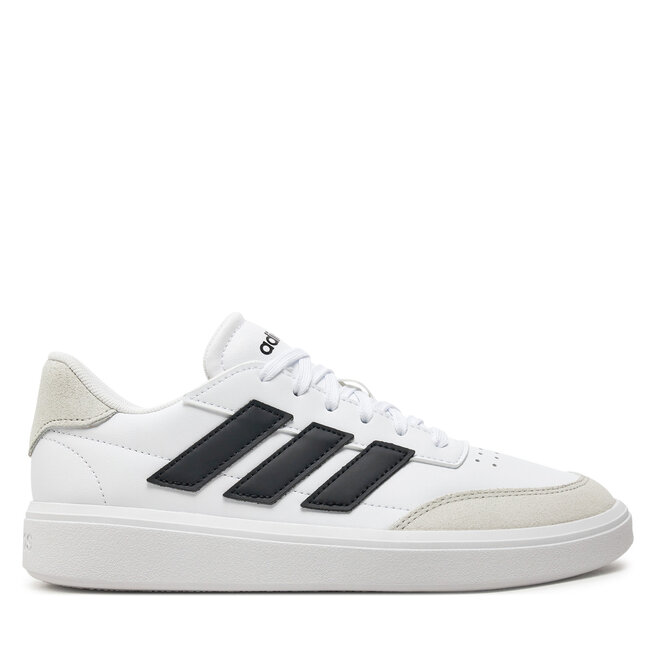 Sneakersy adidas Courtblock J - Biały