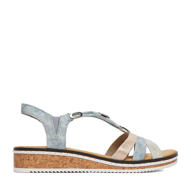 Sandały Rieker CEO-V36G4-40 Niebieski - kobiece