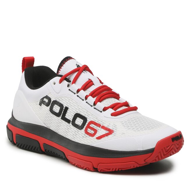 Sneakers Polo Ralph Lauren Tech Racerii 809877996001 White/Black/Red 809877996001 imagine noua