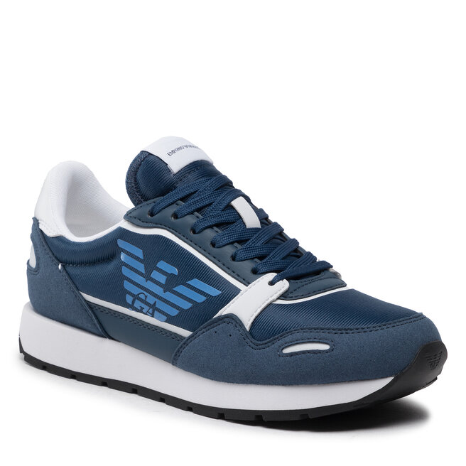 Sneakers Emporio Armani X3X058 XN313 S124 Blue/Op. White/Blu Armani imagine noua gjx.ro