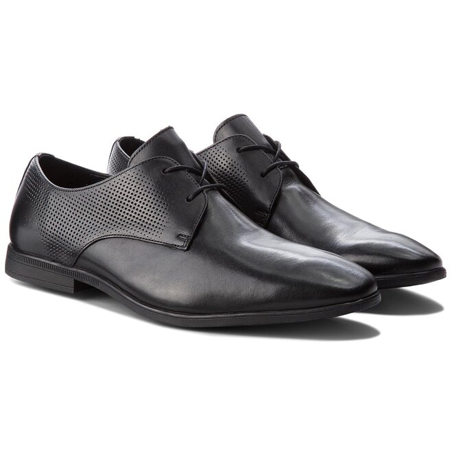 Zapatos Clarks Bampton Walk 261354207 Black Leather zapatos.es