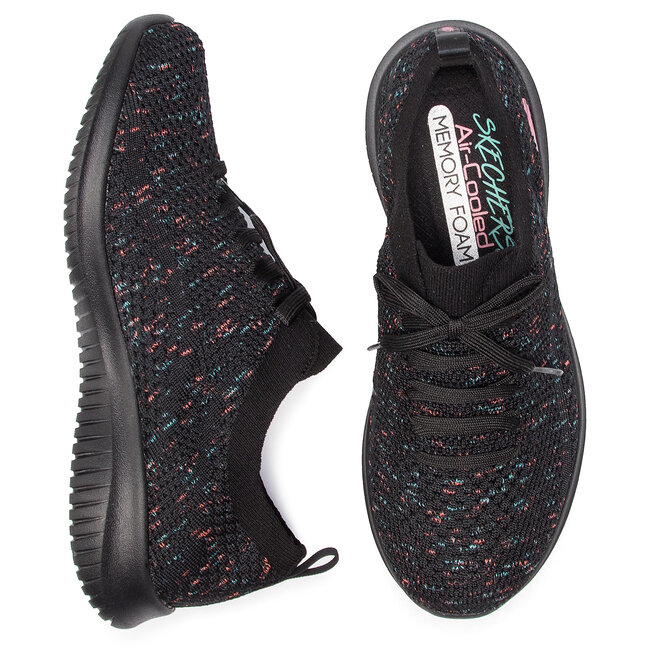 Skechers Happy Days 13101 BBLP Black Blue Pink obuvki.bg