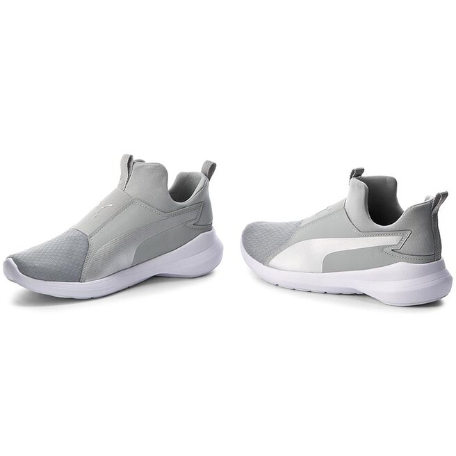 Laisvalaikio batai Puma Rebel Mid Wns 364539 04 Quarry/Puma Silver •  Www.eavalyne.lt
