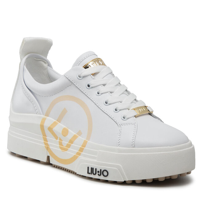 Sneakers Liu Jo Hero 06 BA2099 P0102 White/Gold 03D05 03D05 imagine noua