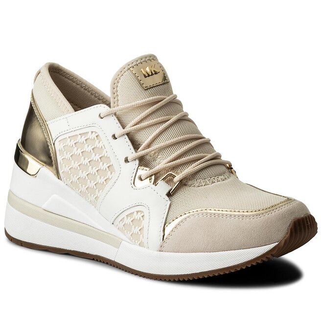 Sneakersy MICHAEL Michael Kors Scout Trainer 43T7SCFS9D Ecru Pl