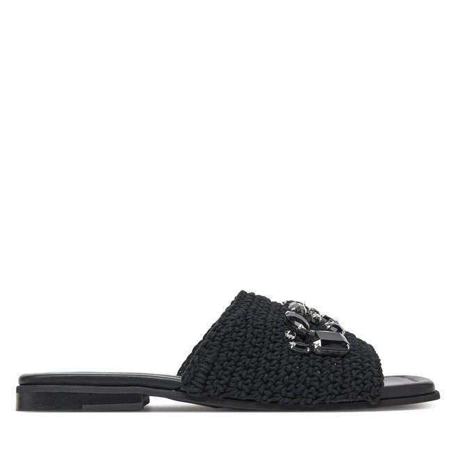 Klapki Inuikii Classic Suede Velcro - Czarny