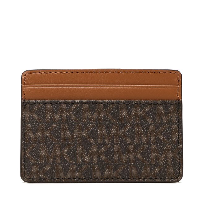 MICHAEL Michael Kors Калъф за кредитни карти MICHAEL Michael Kors Jet Set 34F1GJ6D0B Кафяв