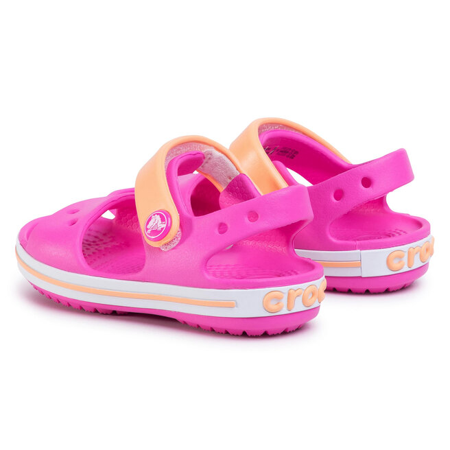 Crocs Sandale Crocs Crocband Sandal Kids 12856 Electric Pink/Cantaloupe
