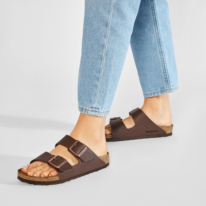 Шльопанці Birkenstock Arizona 0051703 Dark Brown | eobuv.com.ua