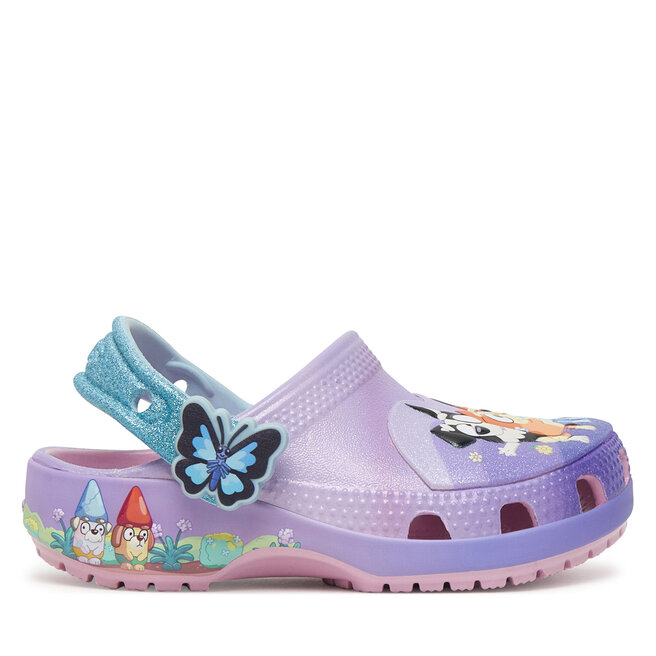 Klapki Crocs Bluey Multi Pink Cls Clg T 212370 Kolorowy -