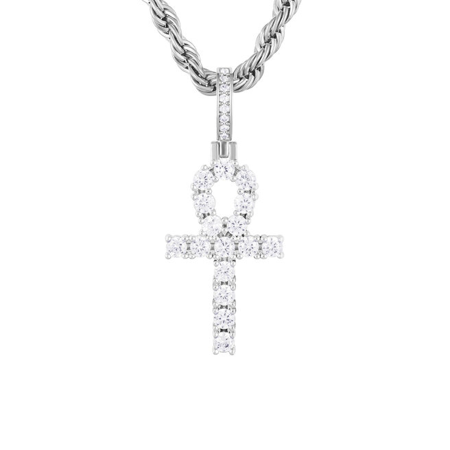 Zawieszka ICED STUFF Micro Ankh - złoto