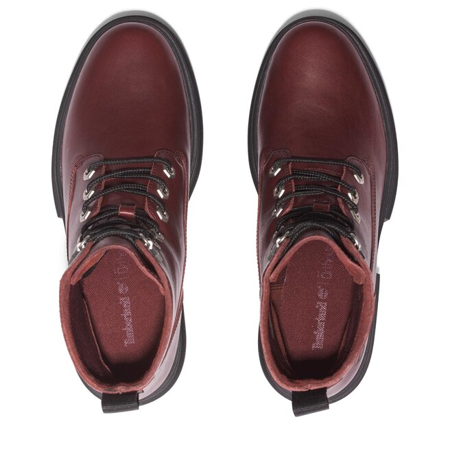 Timberland Bokacsizma Timberland Everleigh Boot 6In Laceup TB0A41U6C601 Burgundy Full Grain