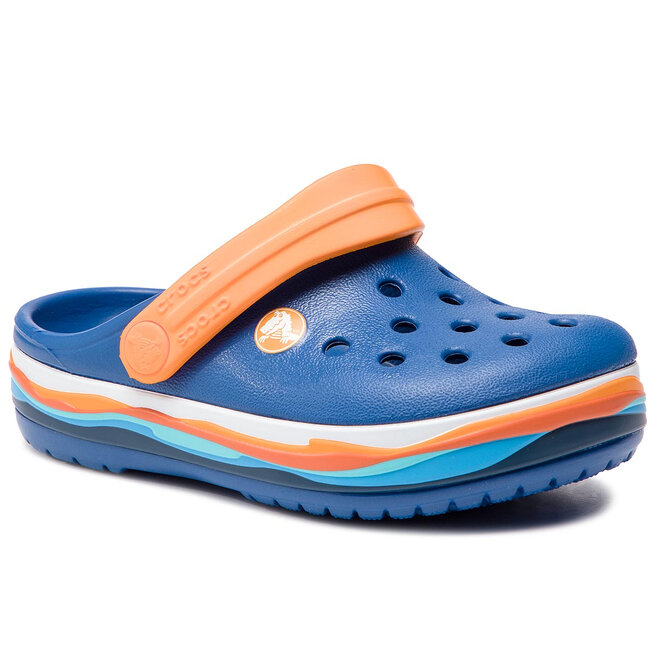 Crocband wavy sales band clog