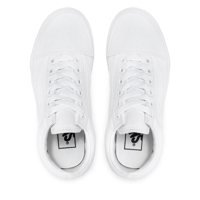 Vans old skool shoes white hotsell