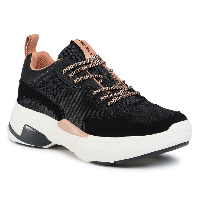Sneakersy Pepe Jeans Sinyu Special PLS31081 Black 999 eobuwie .pl