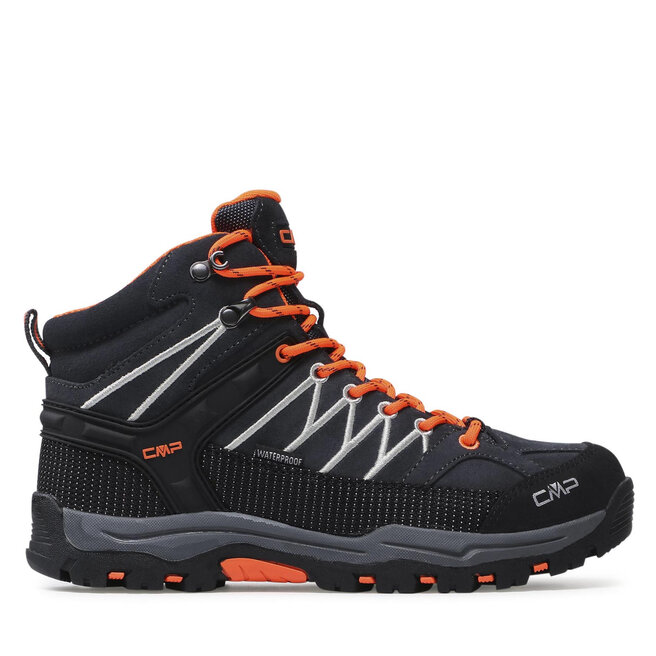 CMP Bakancs CMP Kids Rigel Mid Trekking Shoe Wp 3Q12944J Antracite/Flash Orange 47UG