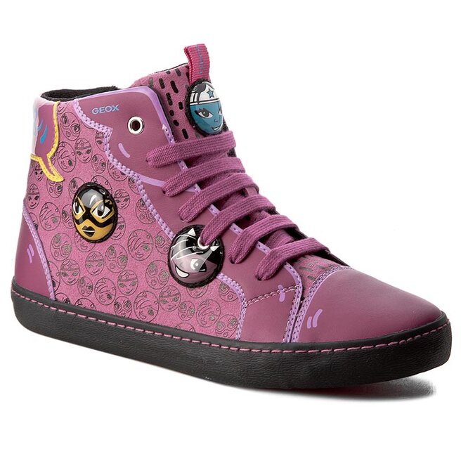 Trzewiki Geox J Kiwi G. A J64D5A 0AU54 C8321 D Dk Fuchsia