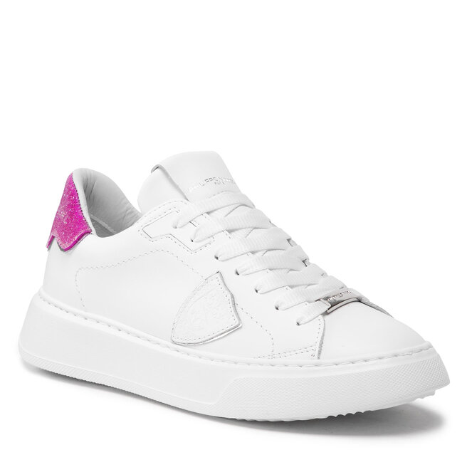 Sneakers Philippe Model Temple BTLD VGS2 Blanc Violet Blanc imagine noua gjx.ro