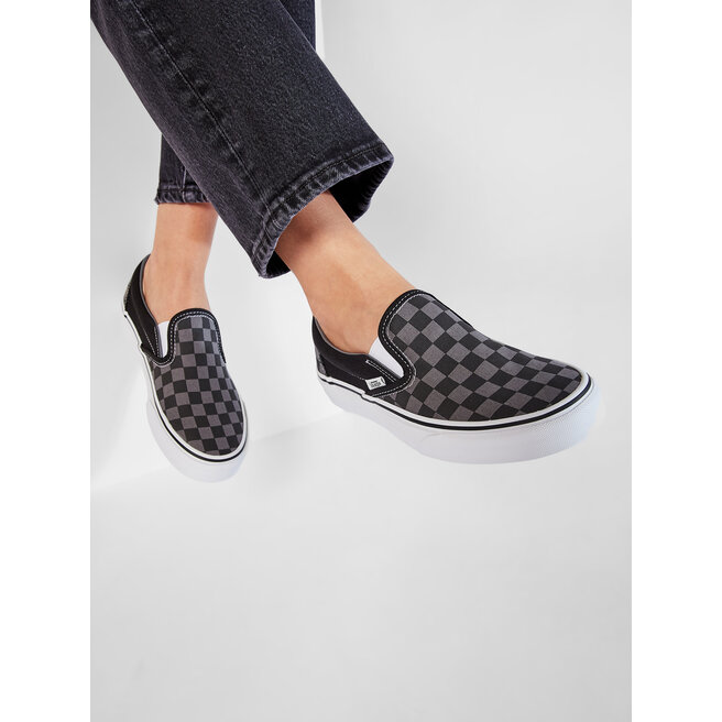 Vans Гуменки Vans Classic Slip-On VN000EYEBPJ Black/Pewter Checkerboard