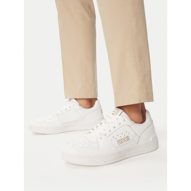 Sneakersy Versace Jeans Couture 80YA3SJ4 ZPB89 Biały - męskie