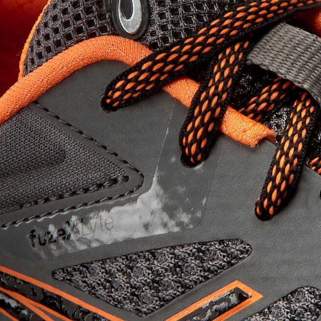 Boty Asics FuzeX Lyte 2 T719N Carbon Black Hot Orange 9790 eobuv.cz