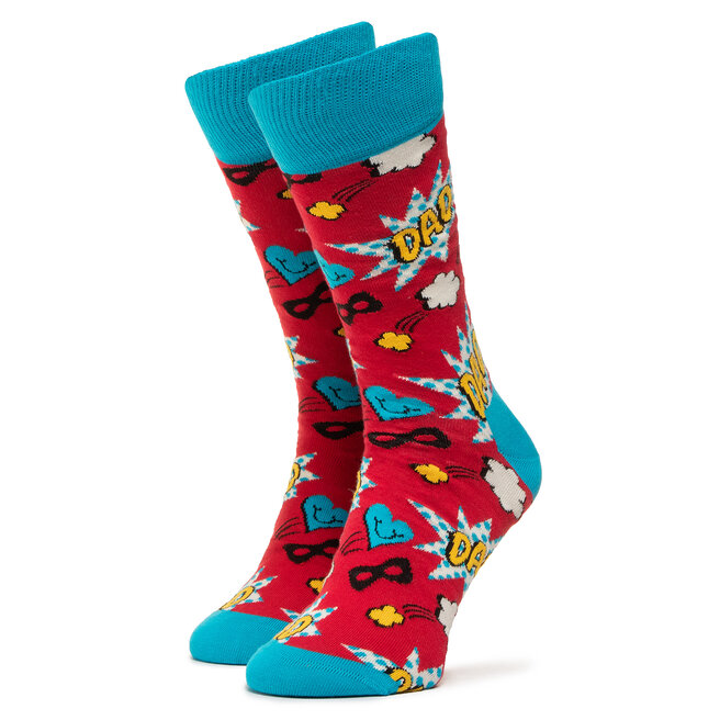 Κάλτσες Ψηλές Unisex Happy Socks DAD014000 Κόκκινο