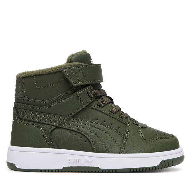 Sneakersy Puma Rebound Slam Mid Wtr 40880402 Zielony ciemny