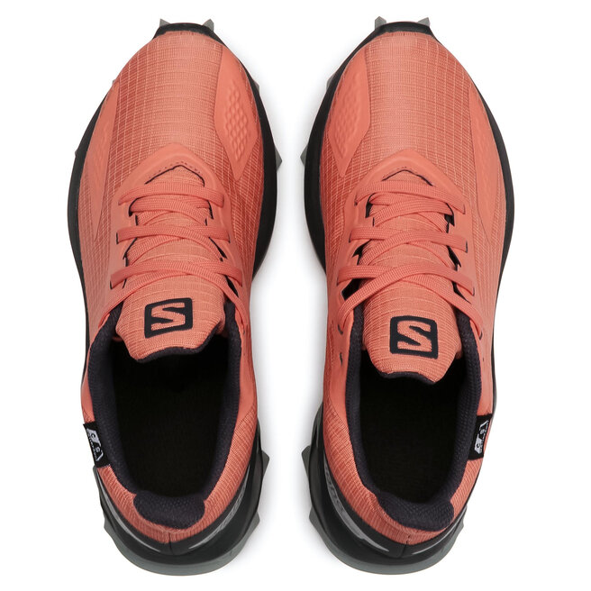 Salomon Обувки Salomon Alphacross Blast Cswp J 411227 12 0V Burnt Coral/Ebony/Quarry