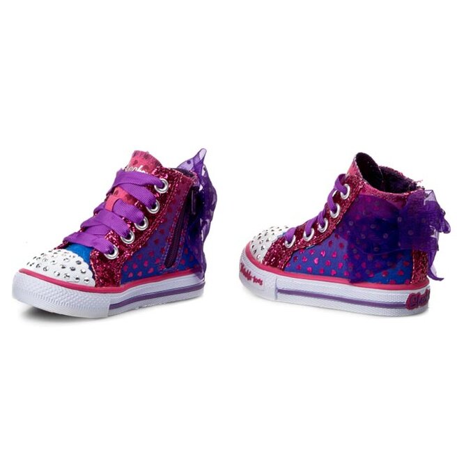 Químico triple estudiante universitario Zapatillas Skechers S Lights Shuffles Pixie Bunch 10421N/PRHP Purple/Ht.  Pink • Www.zapatos.es