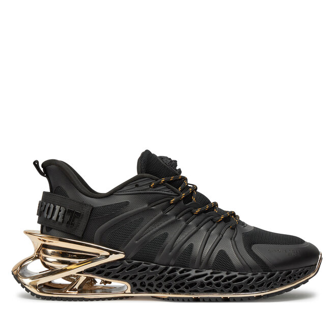 Sneakersy Plein Sport Chrome Tiger Gen.X.-02 FACS USC0398 - Czarny